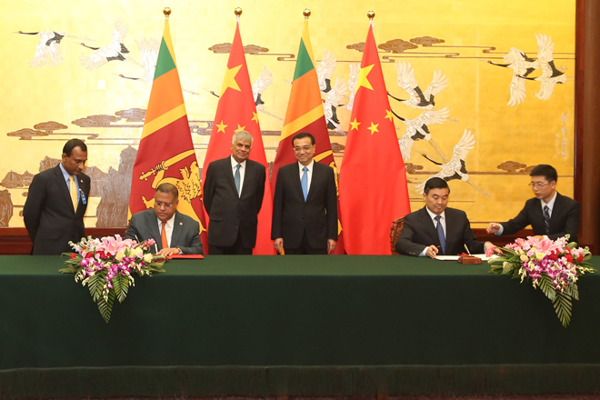 China grants 500mn Yuan symbolizing Sino-Lanka friendship