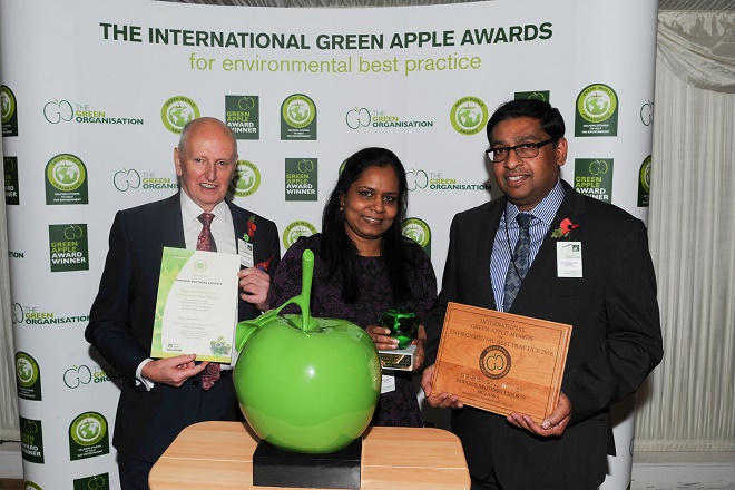 Sri Lanka’s Eswaran Brothers wins Gold for environmental best practices