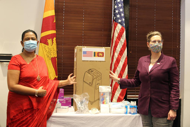 United States donates locally procured Personal Protective Equipment to Sri Lanka