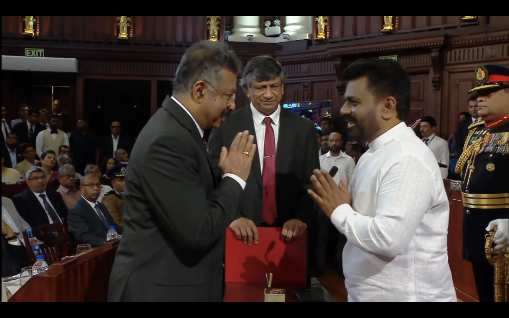 Anura Kumara Dissanayake sworn in as the 9th Executive President of Sri